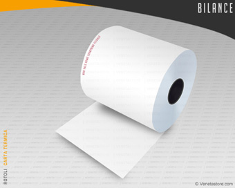 Rotoli carta termica per bilance