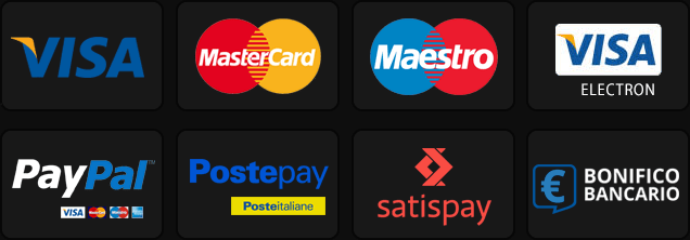 Metodi di pagamento accettati