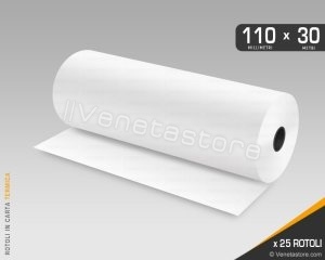 Rotoli carta termica 110x30