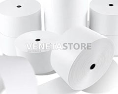 Rotoli carta termica 60x80 per Distributori di Carburanti mm 60 x 80 metri  55g F18 (30 pz.) Image 1