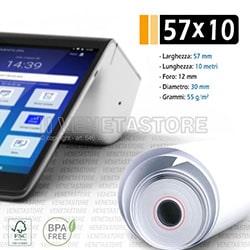 Rotoli per SmartPOS SumUp Nexi