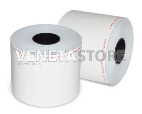 Carta termica in rotolo per calcolatrici e pos 48 g/m² 57 mm x 25 m 5  rotoli su