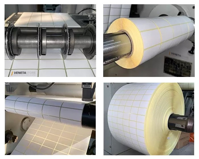 Produzione etichette adesive su rotolo